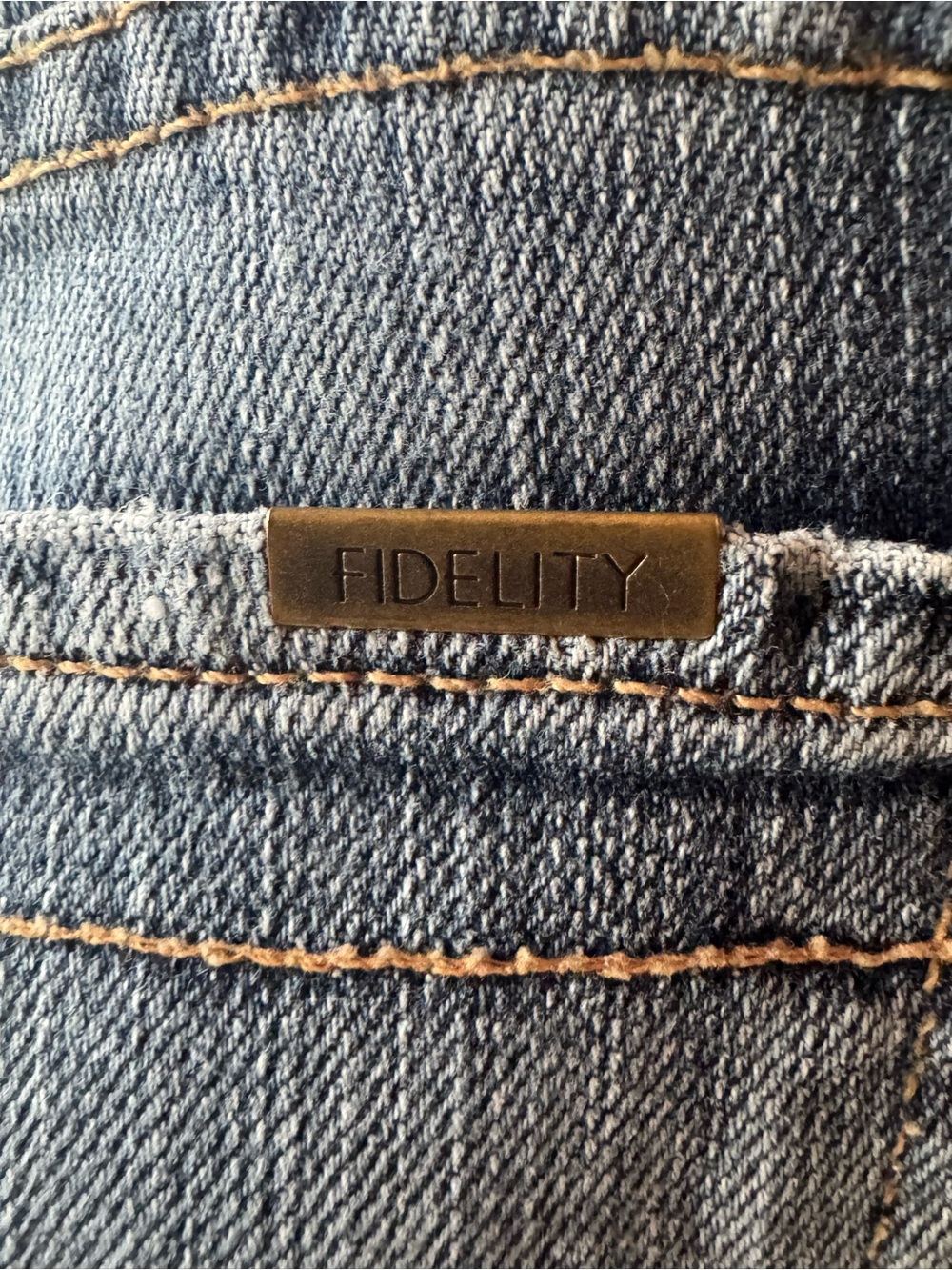 Fidelity Light Blue Distressed Denim Jeans stretch 30 - Picture 4 of 7